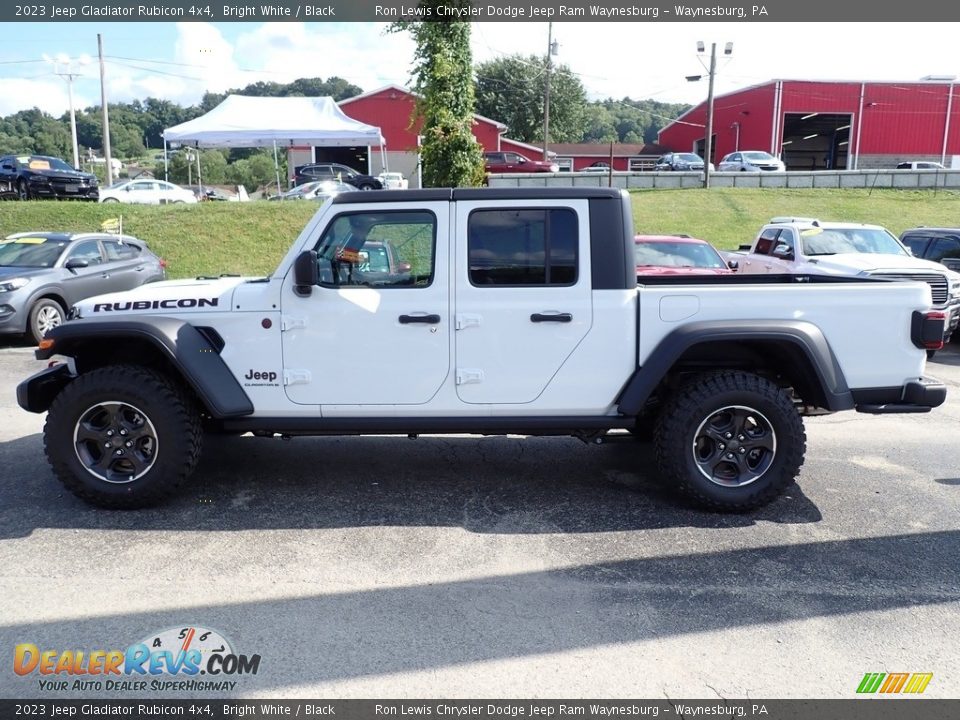 2023 Jeep Gladiator Rubicon 4x4 Bright White / Black Photo #2