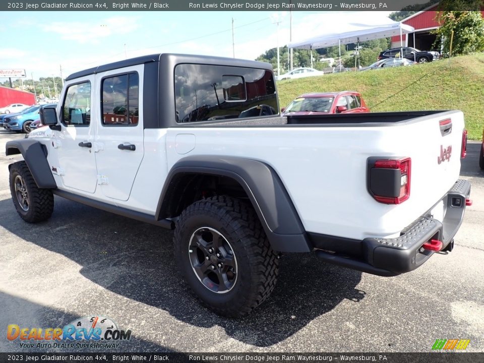 2023 Jeep Gladiator Rubicon 4x4 Bright White / Black Photo #3