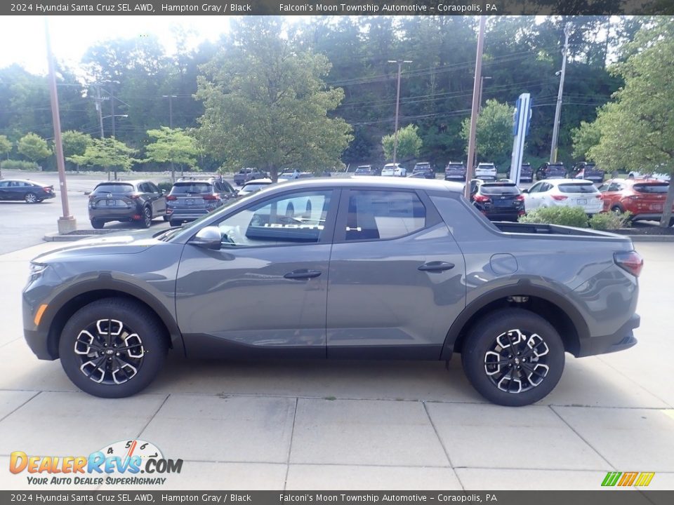 2024 Hyundai Santa Cruz SEL AWD Hampton Gray / Black Photo #6