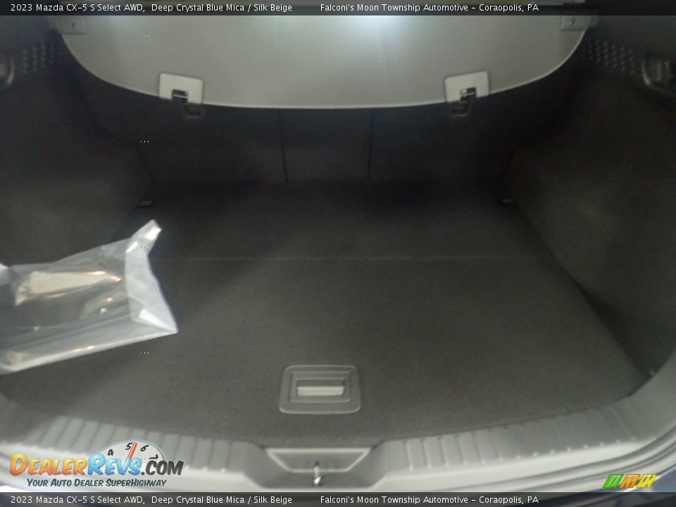 2023 Mazda CX-5 S Select AWD Deep Crystal Blue Mica / Silk Beige Photo #4