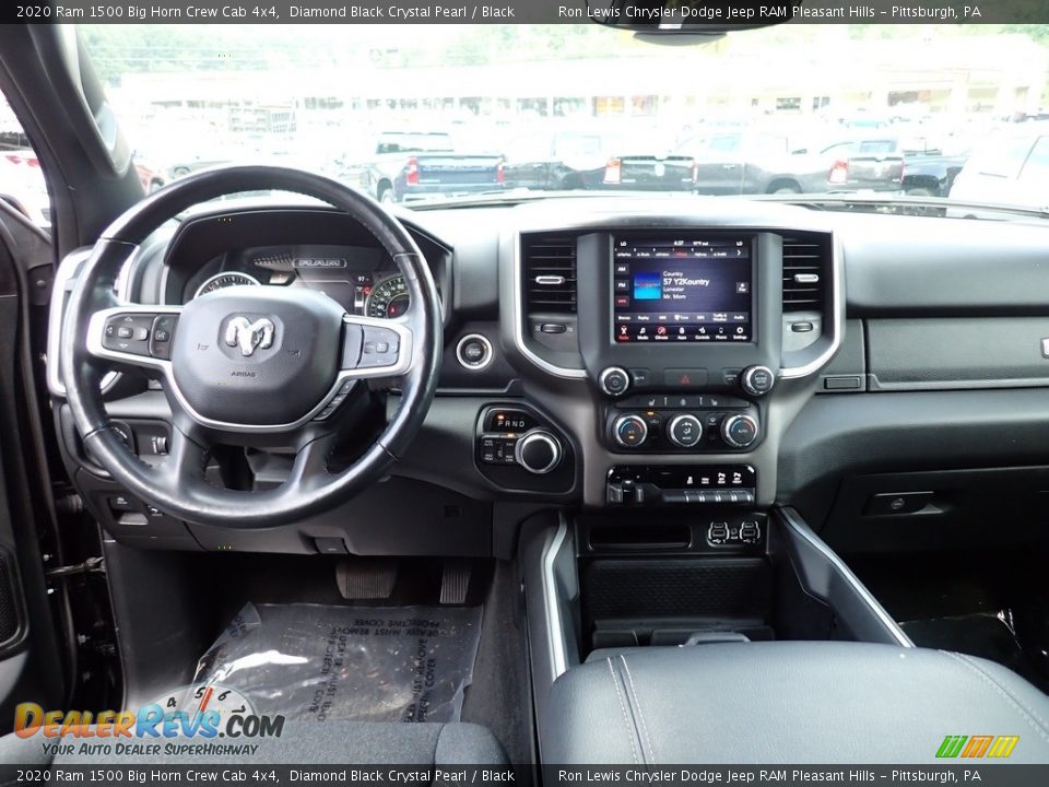 2020 Ram 1500 Big Horn Crew Cab 4x4 Diamond Black Crystal Pearl / Black Photo #13