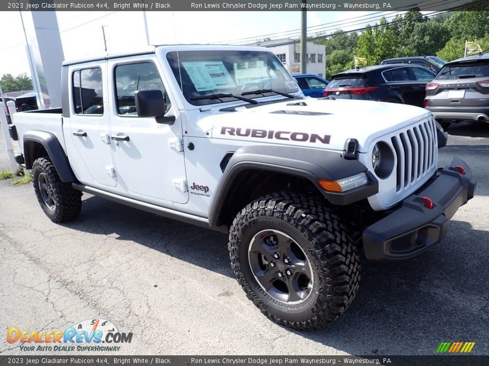 2023 Jeep Gladiator Rubicon 4x4 Bright White / Black Photo #8