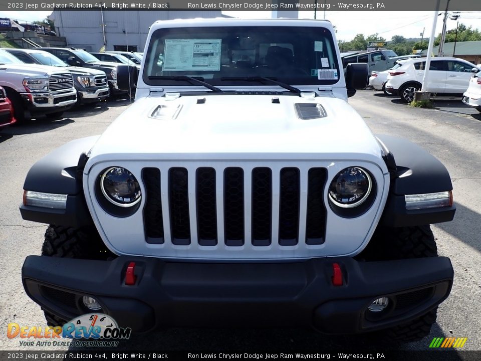 2023 Jeep Gladiator Rubicon 4x4 Bright White / Black Photo #9