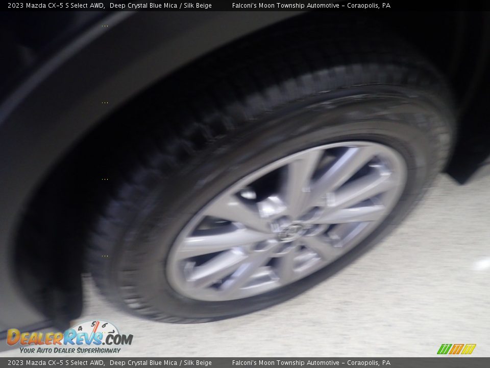 2023 Mazda CX-5 S Select AWD Deep Crystal Blue Mica / Silk Beige Photo #10