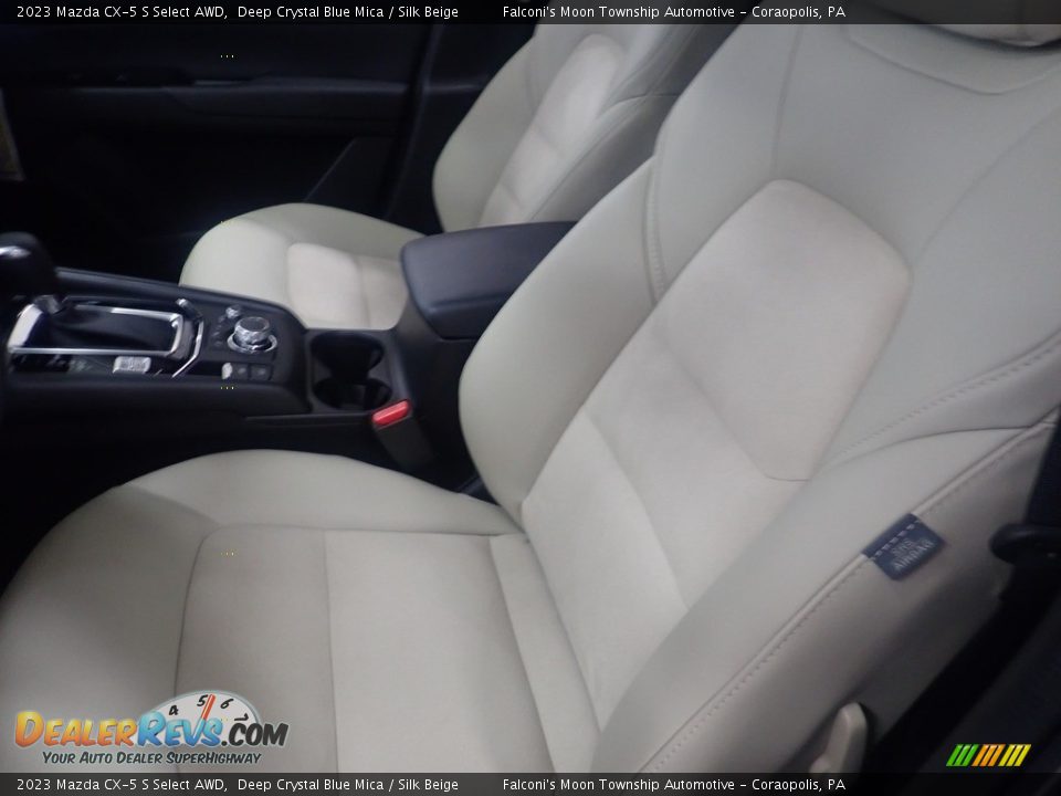 2023 Mazda CX-5 S Select AWD Deep Crystal Blue Mica / Silk Beige Photo #11