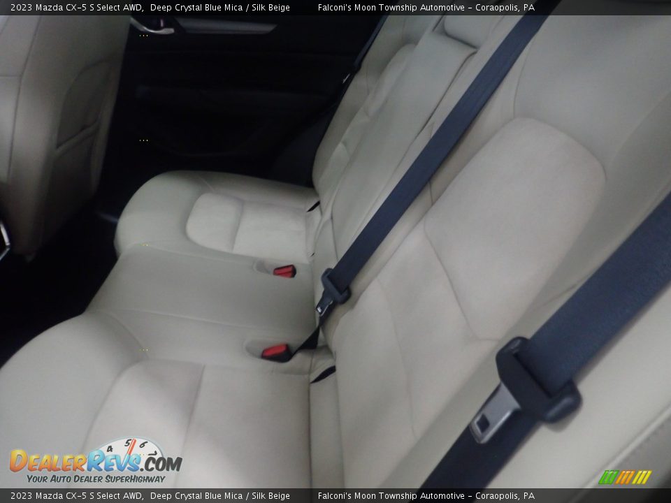 2023 Mazda CX-5 S Select AWD Deep Crystal Blue Mica / Silk Beige Photo #12