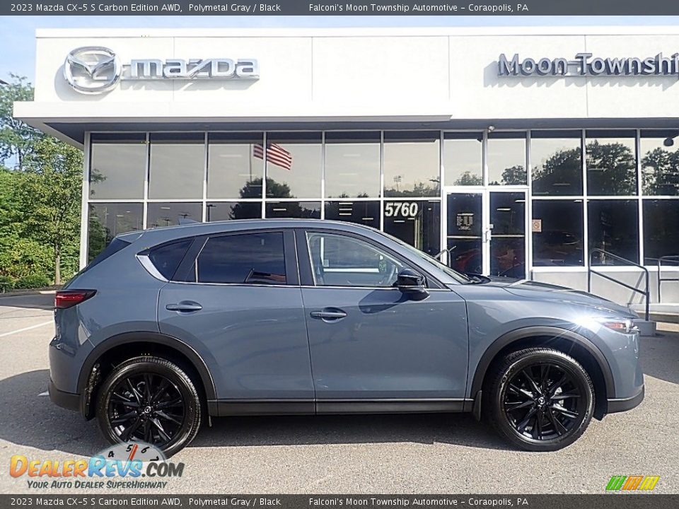 2023 Mazda CX-5 S Carbon Edition AWD Polymetal Gray / Black Photo #1