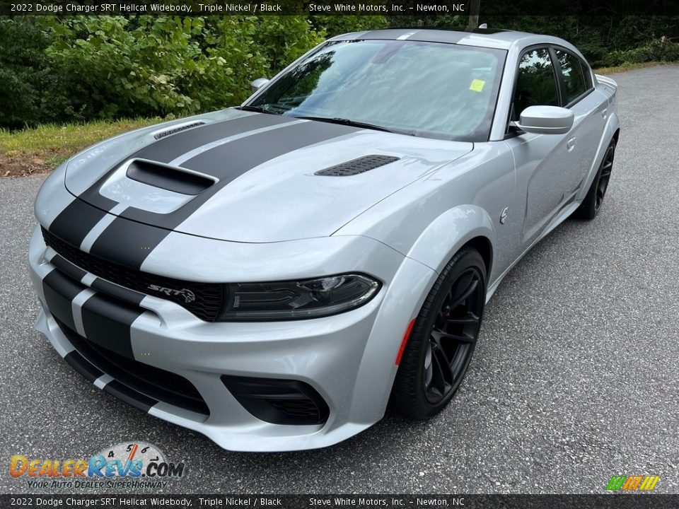 2022 Dodge Charger SRT Hellcat Widebody Triple Nickel / Black Photo #2