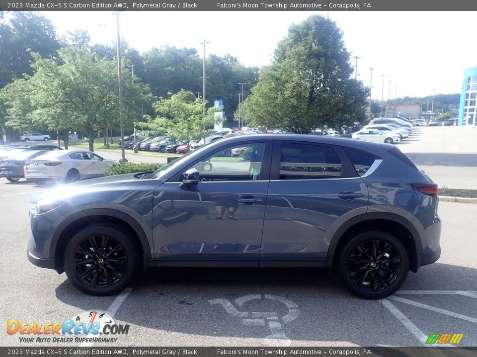 2023 Mazda CX-5 S Carbon Edition AWD Polymetal Gray / Black Photo #6