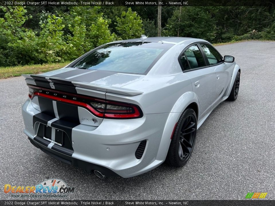 2022 Dodge Charger SRT Hellcat Widebody Triple Nickel / Black Photo #6