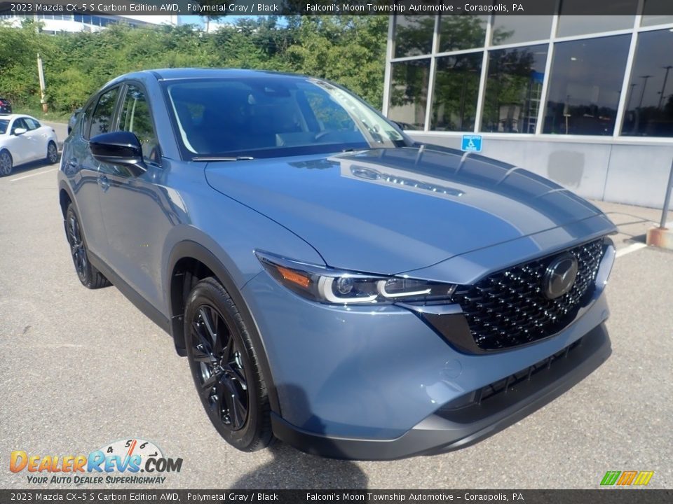 2023 Mazda CX-5 S Carbon Edition AWD Polymetal Gray / Black Photo #9