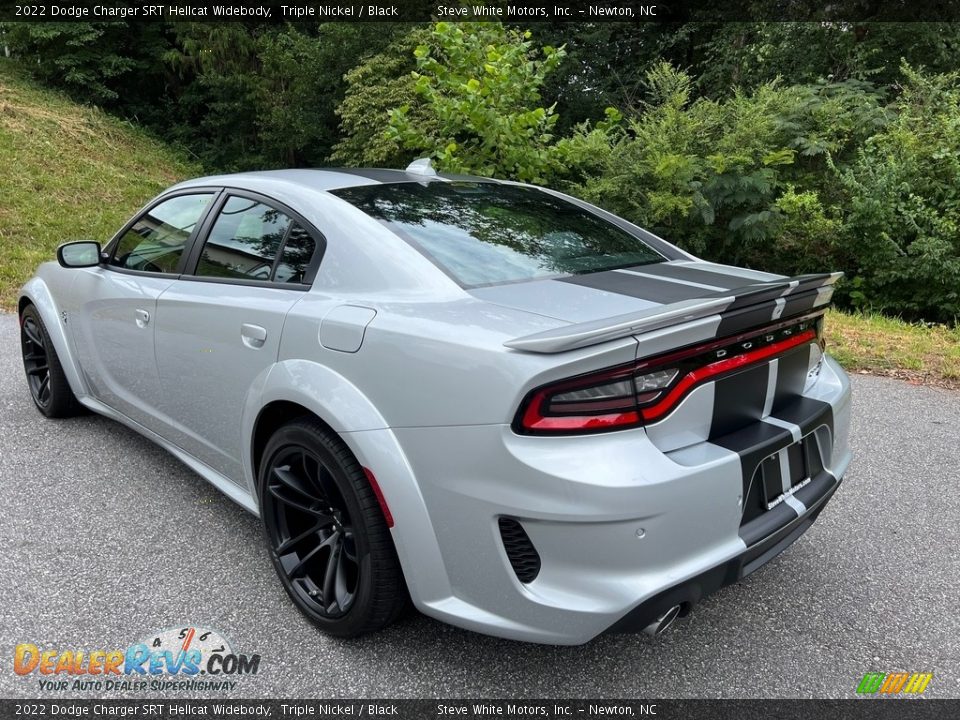 2022 Dodge Charger SRT Hellcat Widebody Triple Nickel / Black Photo #8