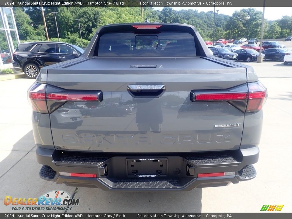 2024 Hyundai Santa Cruz Night Edition AWD Hampton Gray / Black Photo #3