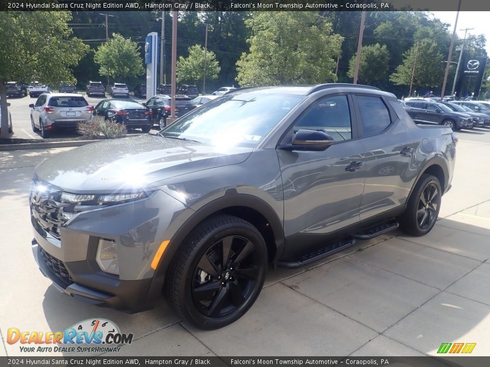 2024 Hyundai Santa Cruz Night Edition AWD Hampton Gray / Black Photo #7