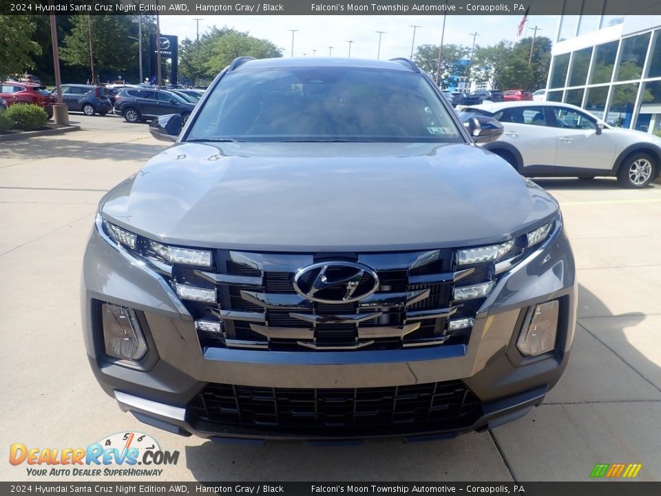 2024 Hyundai Santa Cruz Night Edition AWD Hampton Gray / Black Photo #8