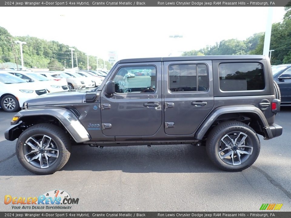 Granite Crystal Metallic 2024 Jeep Wrangler 4-Door Sport S 4xe Hybrid Photo #2