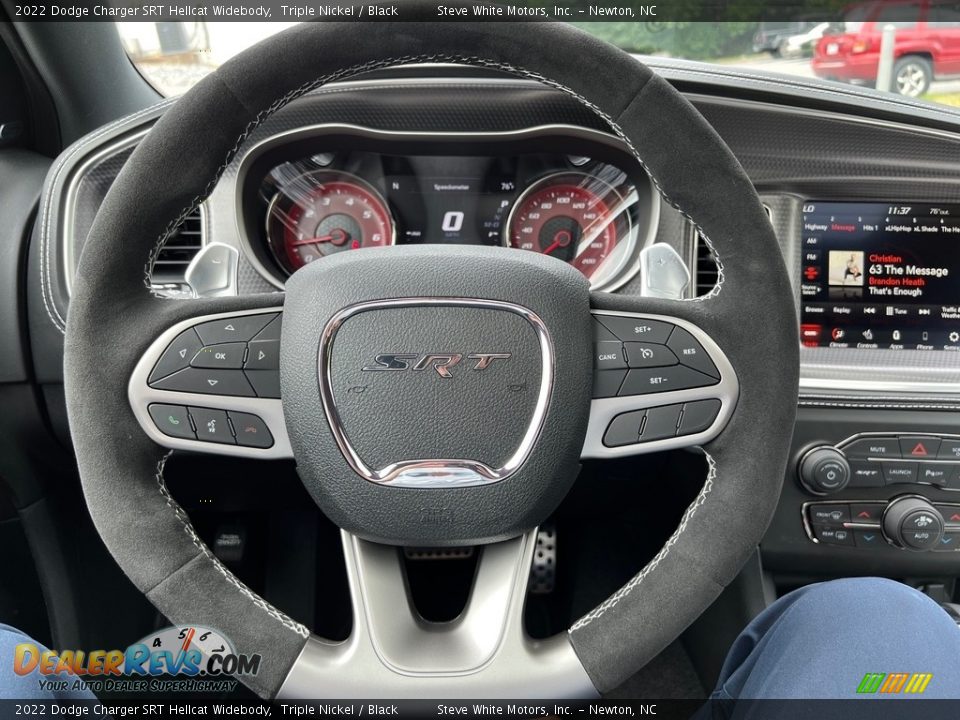 2022 Dodge Charger SRT Hellcat Widebody Steering Wheel Photo #21