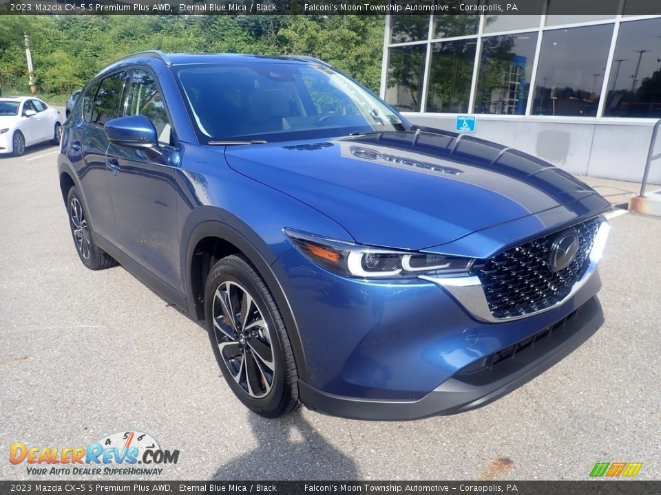 2023 Mazda CX-5 S Premium Plus AWD Eternal Blue Mica / Black Photo #9