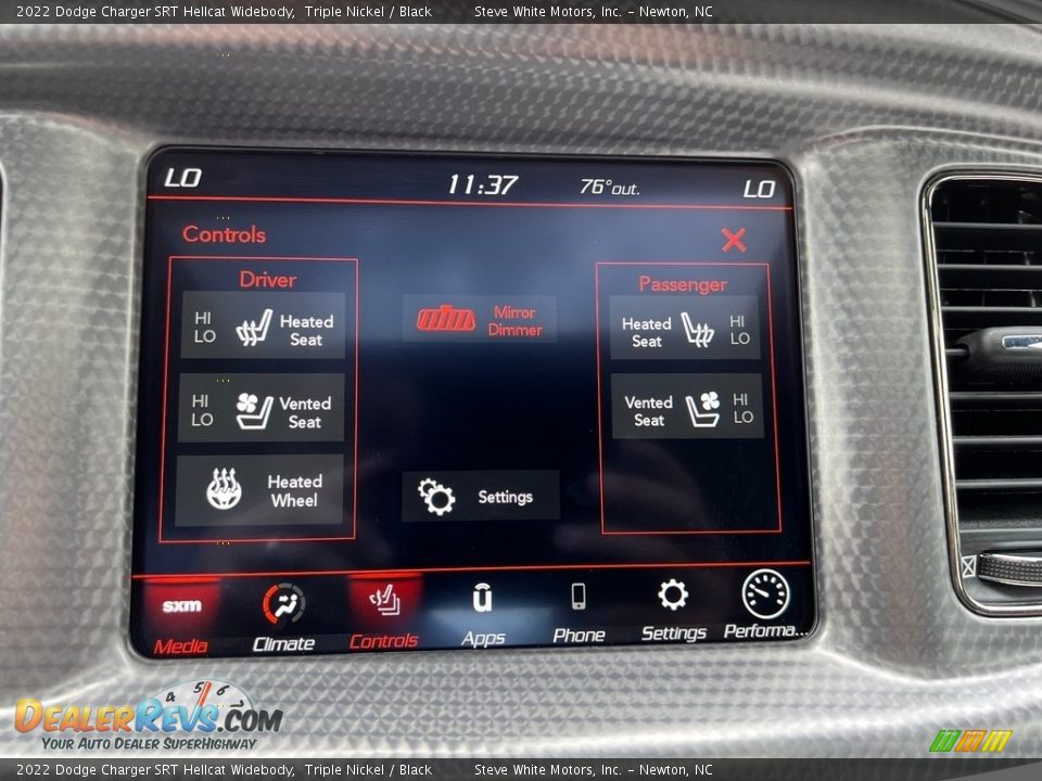 Controls of 2022 Dodge Charger SRT Hellcat Widebody Photo #23