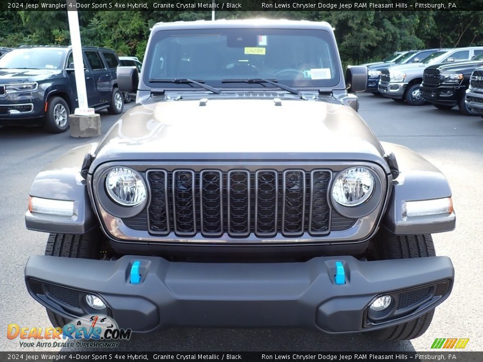 2024 Jeep Wrangler 4-Door Sport S 4xe Hybrid Granite Crystal Metallic / Black Photo #9