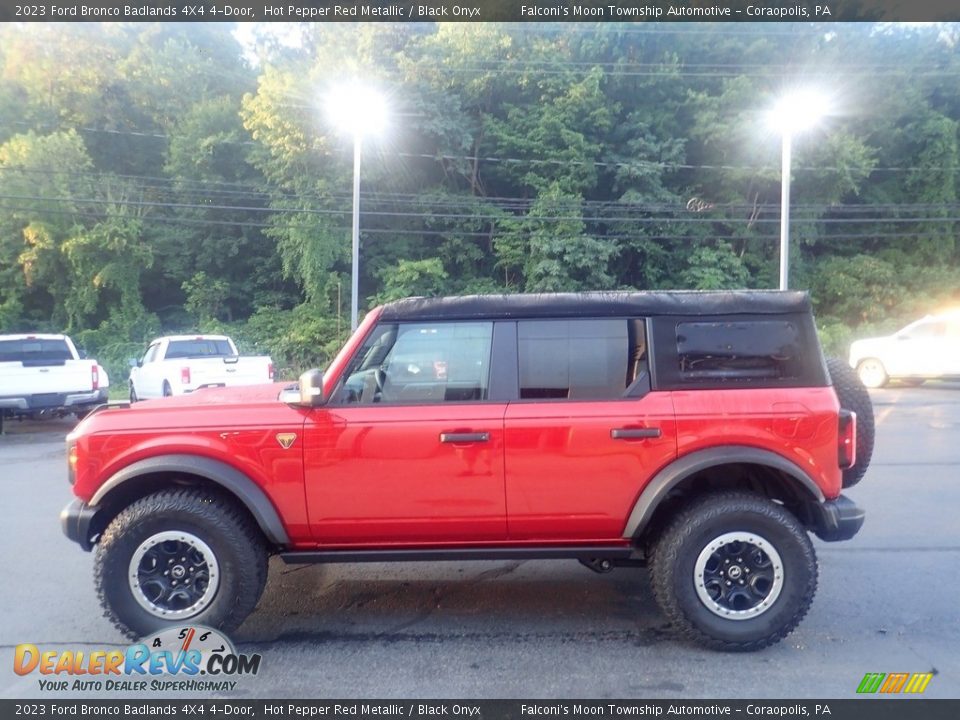 Hot Pepper Red Metallic 2023 Ford Bronco Badlands 4X4 4-Door Photo #5