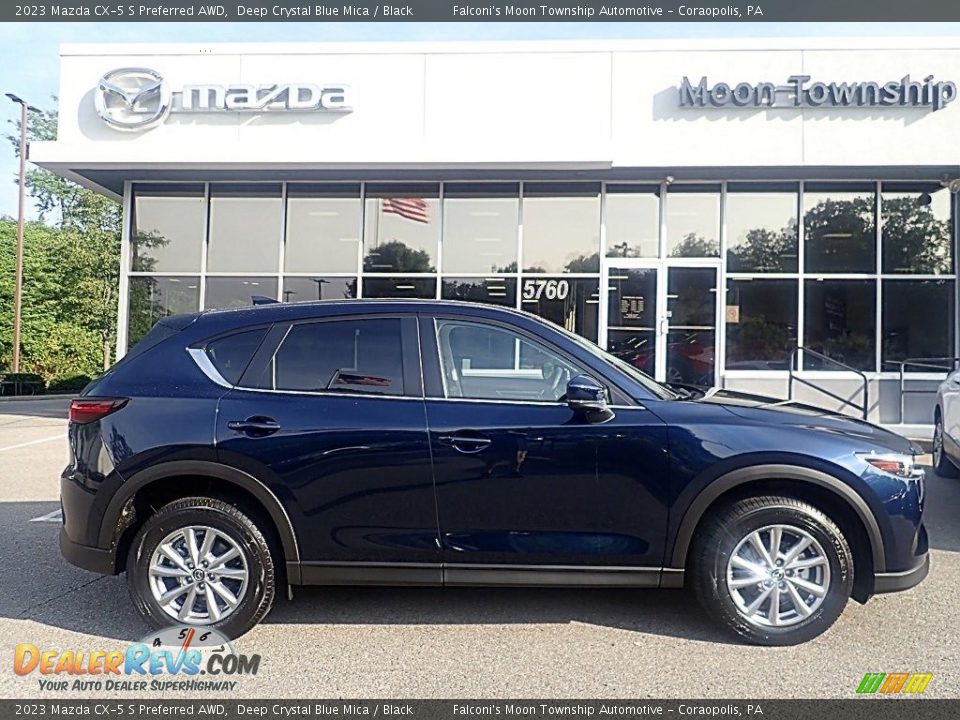 2023 Mazda CX-5 S Preferred AWD Deep Crystal Blue Mica / Black Photo #1