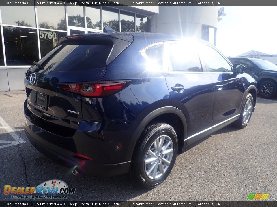 2023 Mazda CX-5 S Preferred AWD Deep Crystal Blue Mica / Black Photo #2