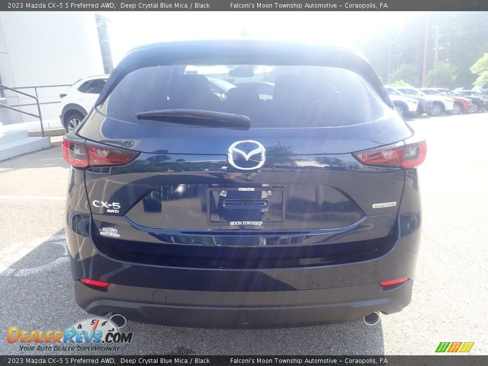 2023 Mazda CX-5 S Preferred AWD Deep Crystal Blue Mica / Black Photo #3