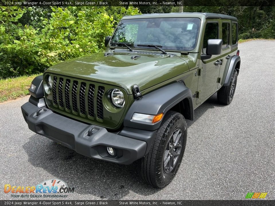 2024 Jeep Wrangler 4-Door Sport S 4x4 Sarge Green / Black Photo #2