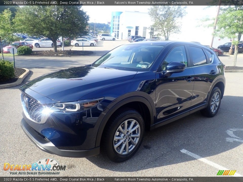 2023 Mazda CX-5 S Preferred AWD Deep Crystal Blue Mica / Black Photo #7