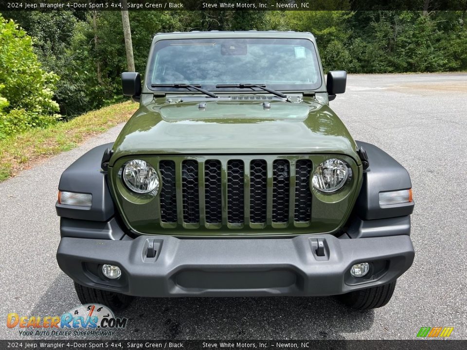 2024 Jeep Wrangler 4-Door Sport S 4x4 Sarge Green / Black Photo #3