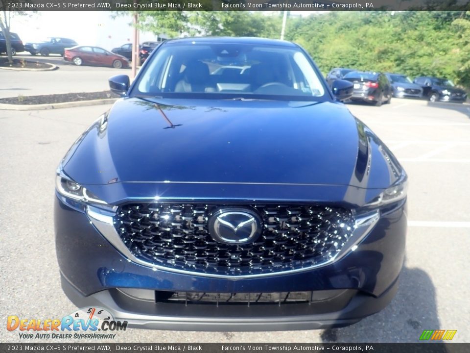 2023 Mazda CX-5 S Preferred AWD Deep Crystal Blue Mica / Black Photo #8