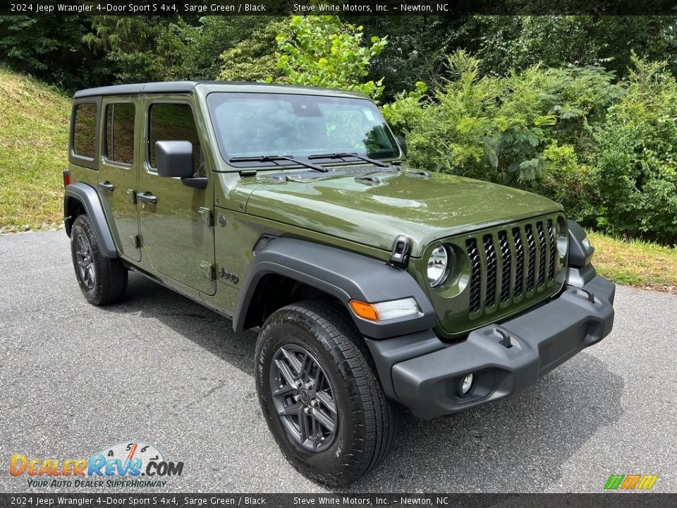 2024 Jeep Wrangler 4-Door Sport S 4x4 Sarge Green / Black Photo #4