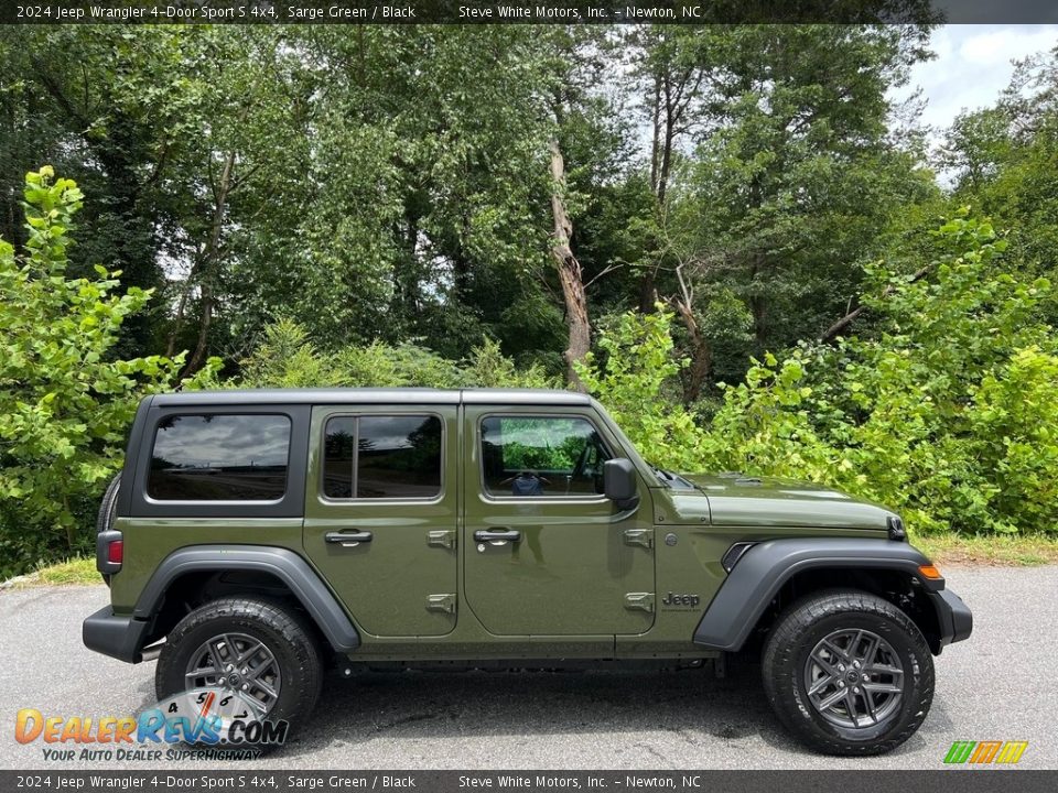 2024 Jeep Wrangler 4-Door Sport S 4x4 Sarge Green / Black Photo #5