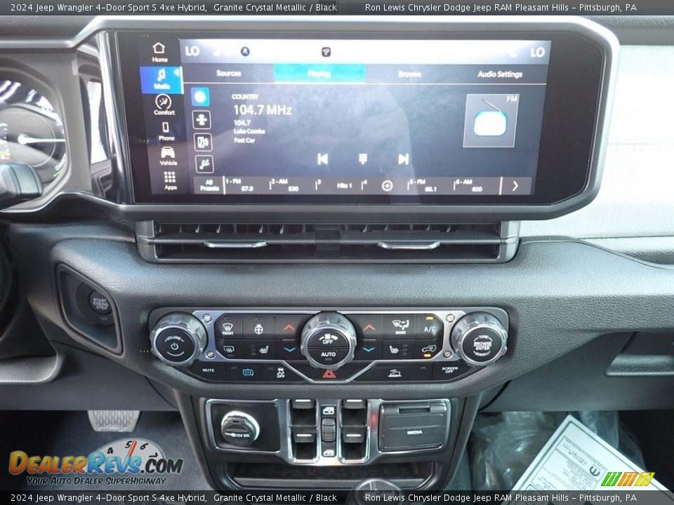 Controls of 2024 Jeep Wrangler 4-Door Sport S 4xe Hybrid Photo #20