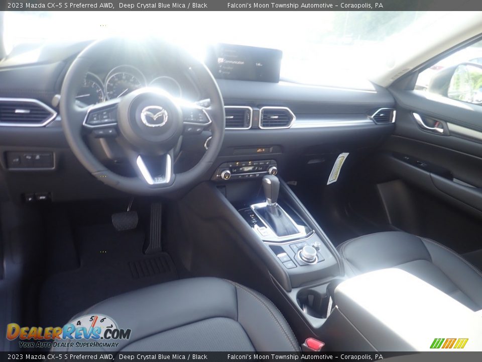 2023 Mazda CX-5 S Preferred AWD Deep Crystal Blue Mica / Black Photo #13