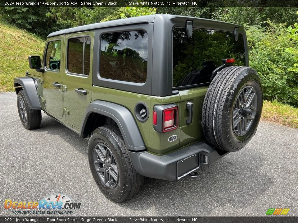 2024 Jeep Wrangler 4-Door Sport S 4x4 Sarge Green / Black Photo #8