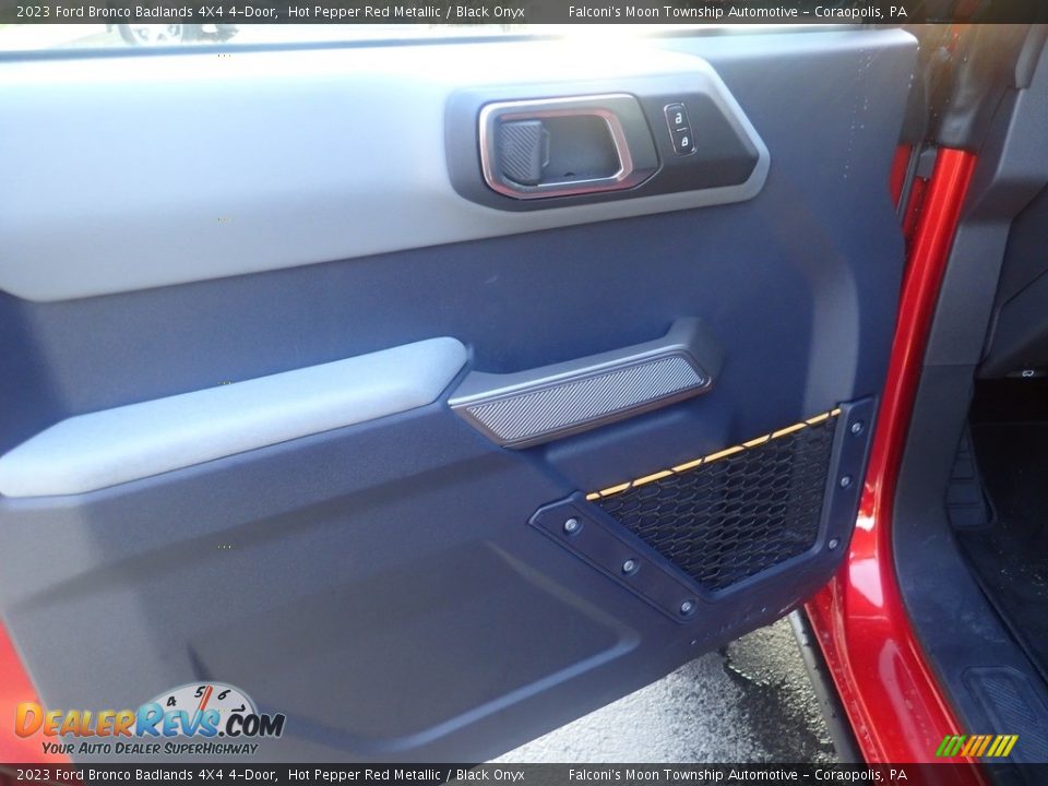 2023 Ford Bronco Badlands 4X4 4-Door Hot Pepper Red Metallic / Black Onyx Photo #19