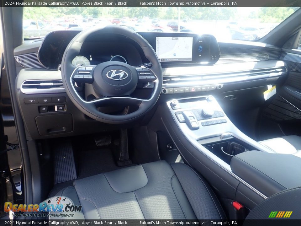 Black Interior - 2024 Hyundai Palisade Calligraphy AWD Photo #13