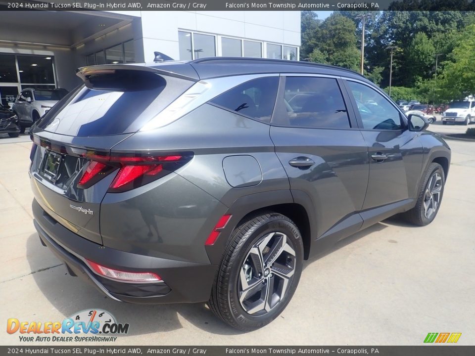 2024 Hyundai Tucson SEL Plug-In Hybrid AWD Amazon Gray / Gray Photo #2