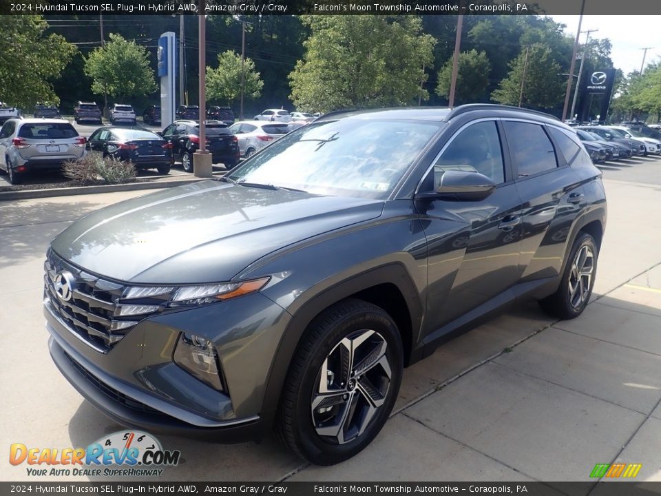 2024 Hyundai Tucson SEL Plug-In Hybrid AWD Amazon Gray / Gray Photo #7