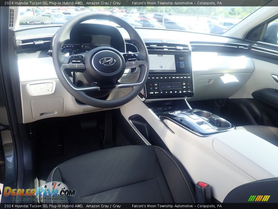 Dashboard of 2024 Hyundai Tucson SEL Plug-In Hybrid AWD Photo #13