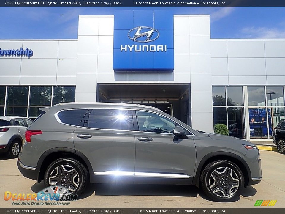 2023 Hyundai Santa Fe Hybrid Limited AWD Hampton Gray / Black Photo #1