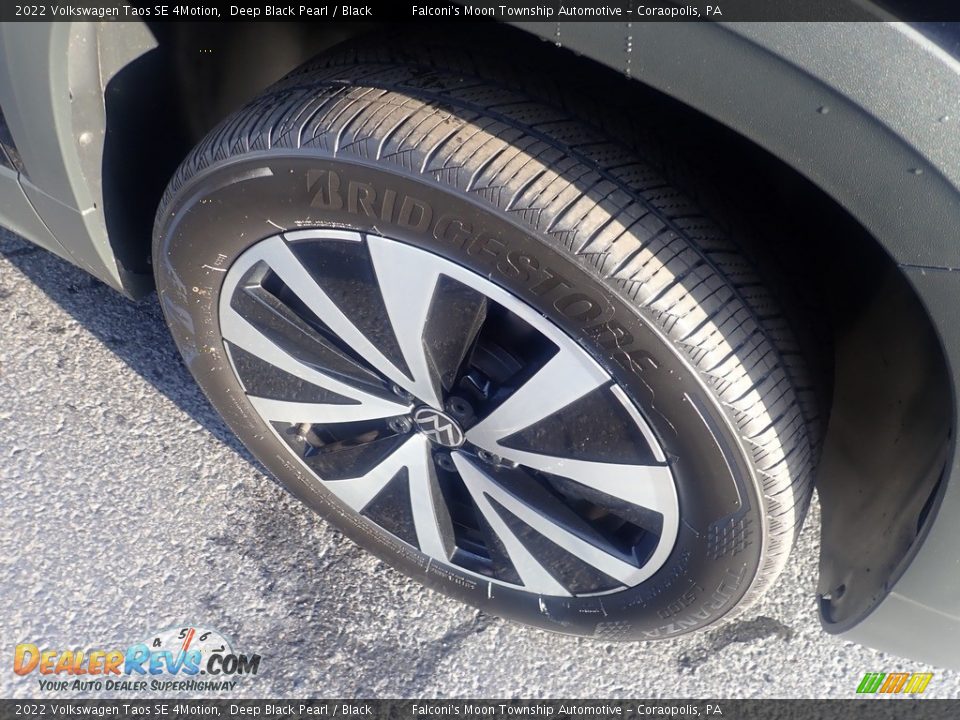 2022 Volkswagen Taos SE 4Motion Deep Black Pearl / Black Photo #10