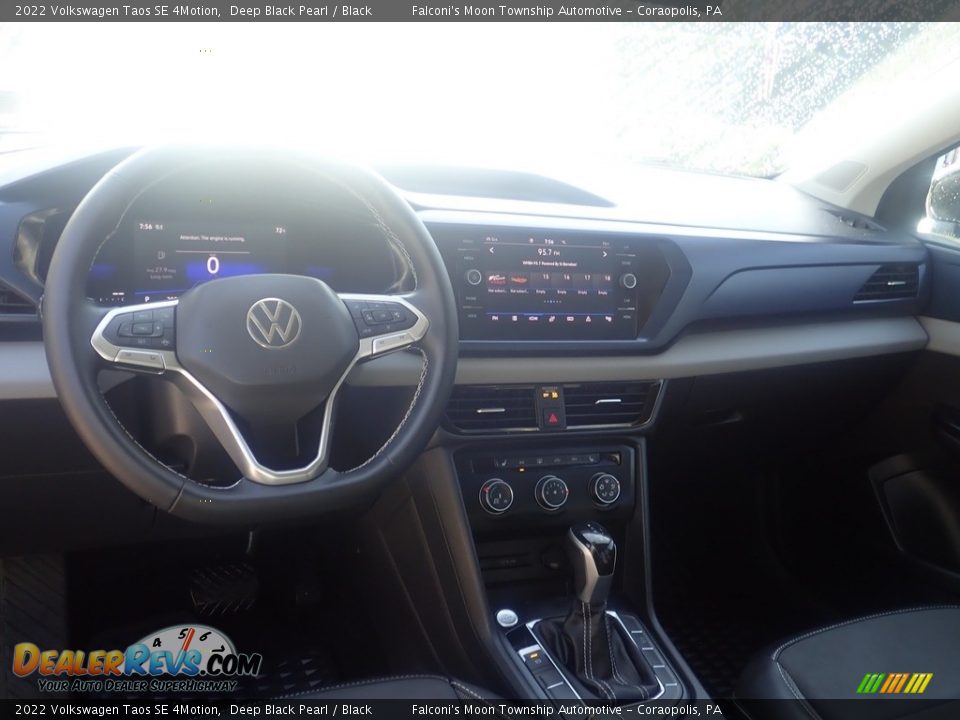 2022 Volkswagen Taos SE 4Motion Deep Black Pearl / Black Photo #19