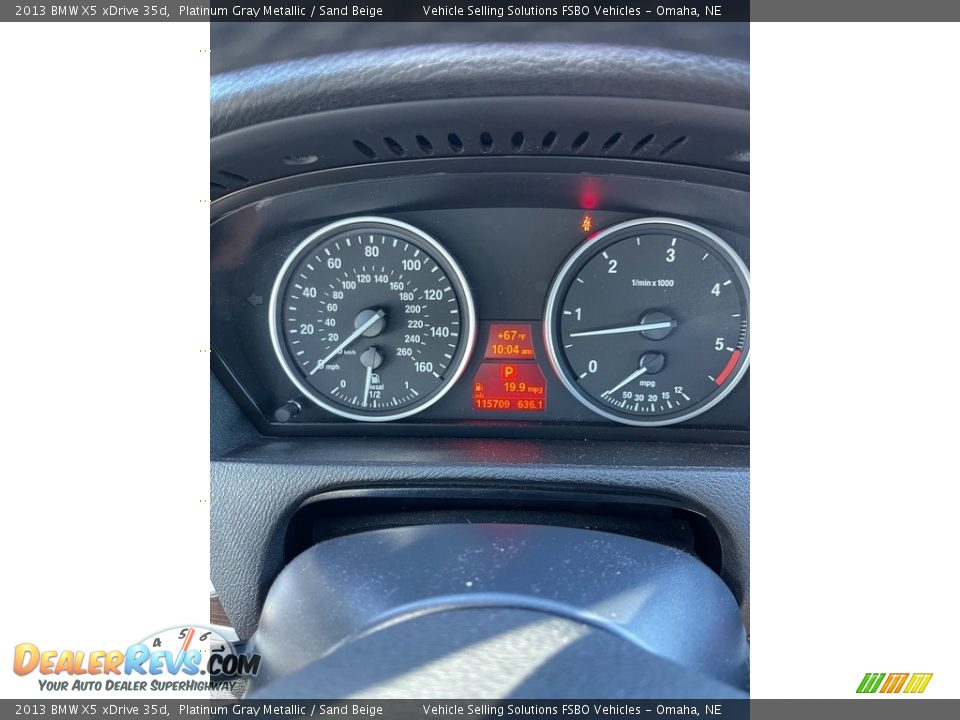 2013 BMW X5 xDrive 35d Gauges Photo #3