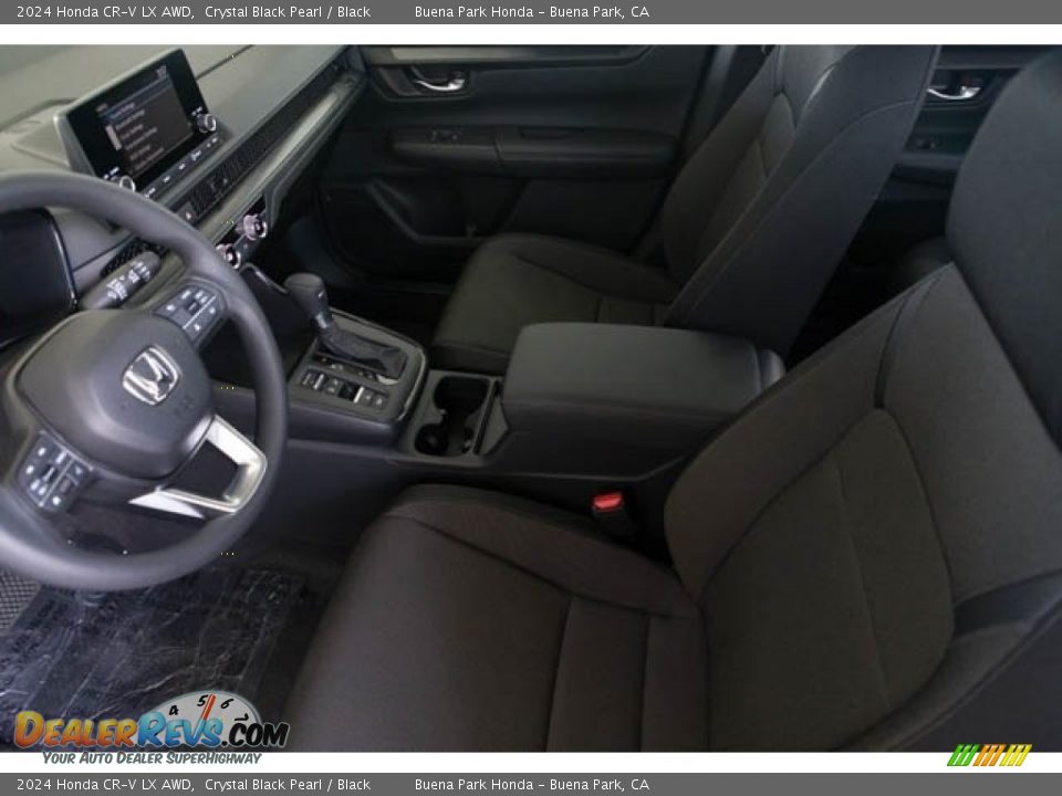 Black Interior - 2024 Honda CR-V LX AWD Photo #15