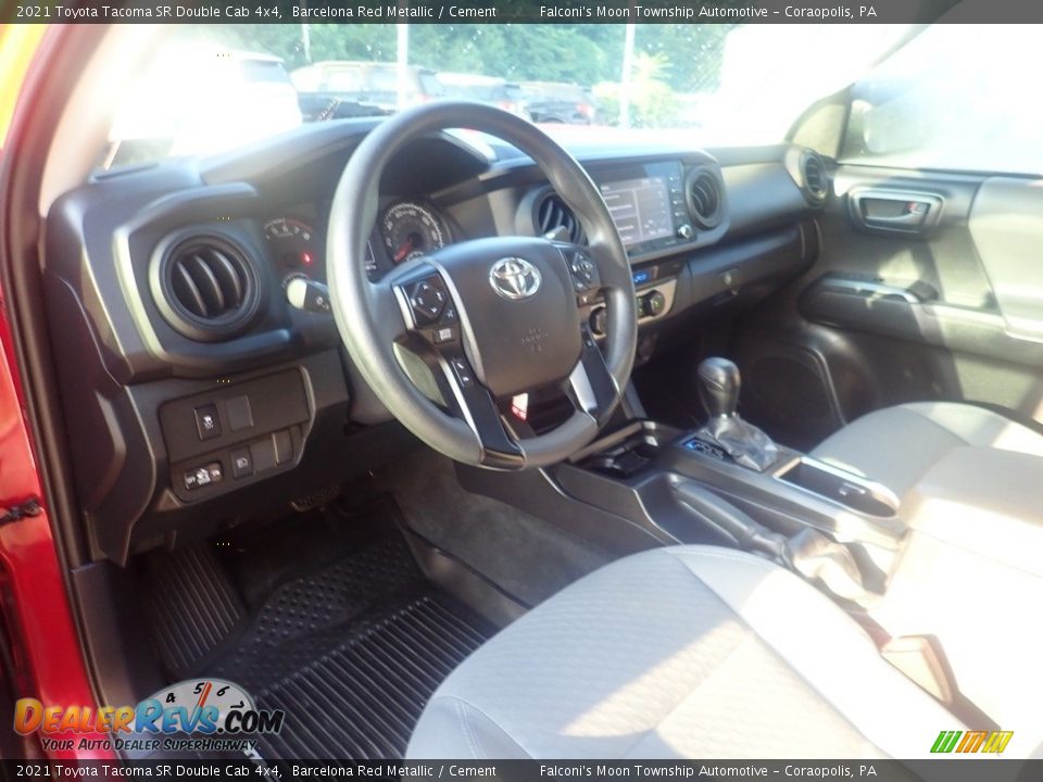 2021 Toyota Tacoma SR Double Cab 4x4 Barcelona Red Metallic / Cement Photo #20