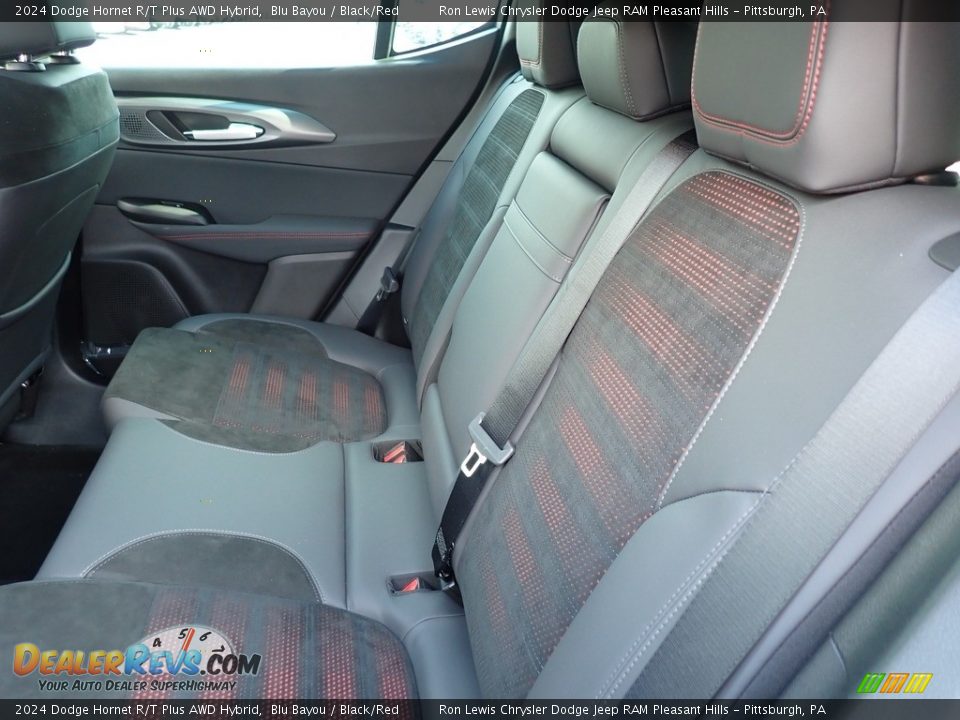 Rear Seat of 2024 Dodge Hornet R/T Plus AWD Hybrid Photo #12