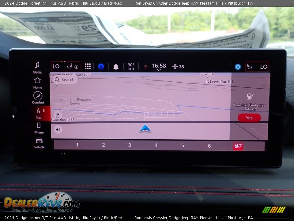 Navigation of 2024 Dodge Hornet R/T Plus AWD Hybrid Photo #18